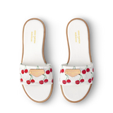WHITE CHERRY SANDALS