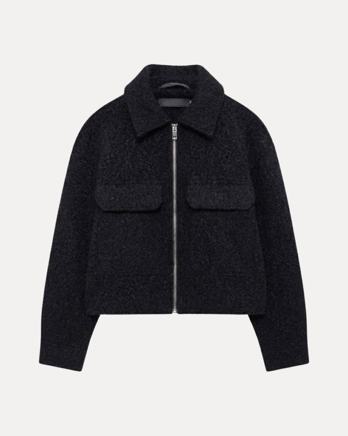Cropped Wool Jacket
