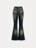Regal Bloom Flare Jeans