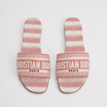 CHRISTY SANDALS PINK STRIPES