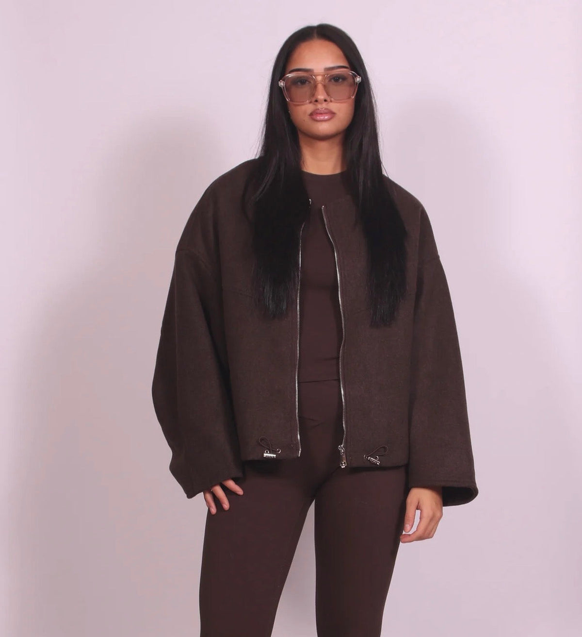 REMOVE BROWN JACKET