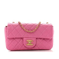 HOT PINK FLAP BAG