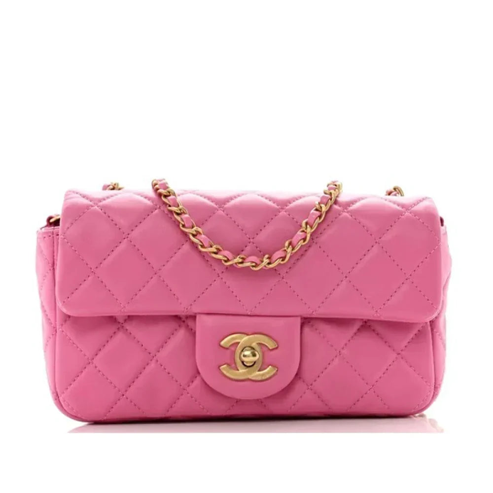 HOT PINK FLAP BAG