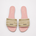 CHRISTY SANDALS PINK GOLD