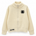 CELI ZIP SWEATER WHITE