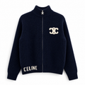 CELI ZIP SWEATER NAVY