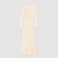 SANDRA FANTASY JERSEY DRESS BEIGE