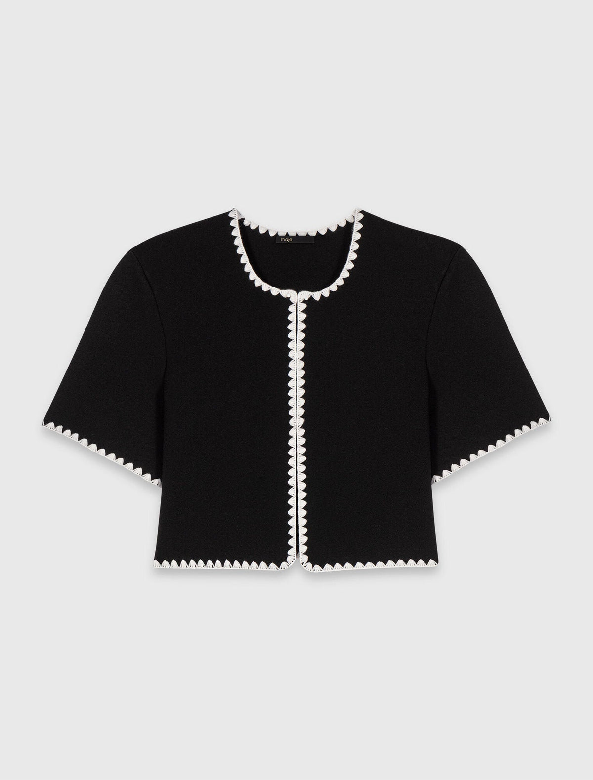 MAJE DRESS SET BLACK LINES