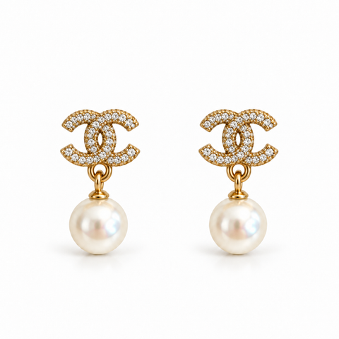 pearl earrings