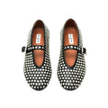 ALAÏ BLACK STUDS BALLET FLATS