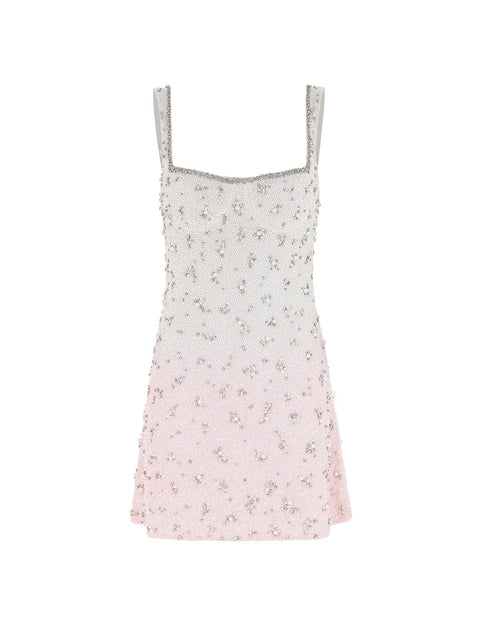 WHITE PINK FADE DRESS