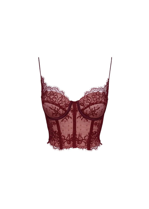 RED CORSET TOP