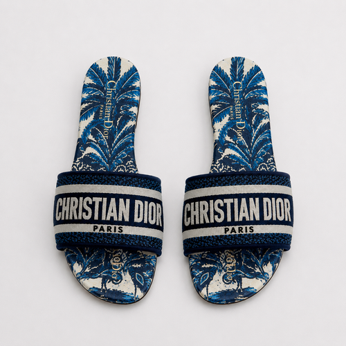 CHRISTY SANDALS NAVY