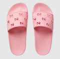 RUBBER PINK SLIDES