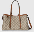 EMBLEM BROWN TOTE