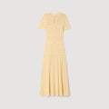 SANDRA JERSEY LONG DRESS YELLOW