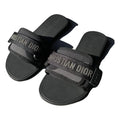 BLACK STRAP SANDALS