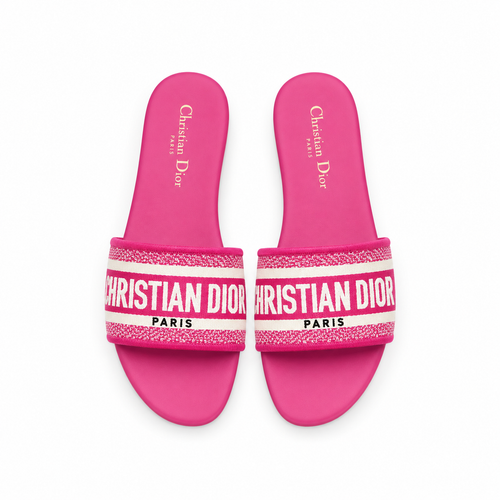 CHRISTY NEON PINK SANDALS