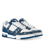 denim white sneakers