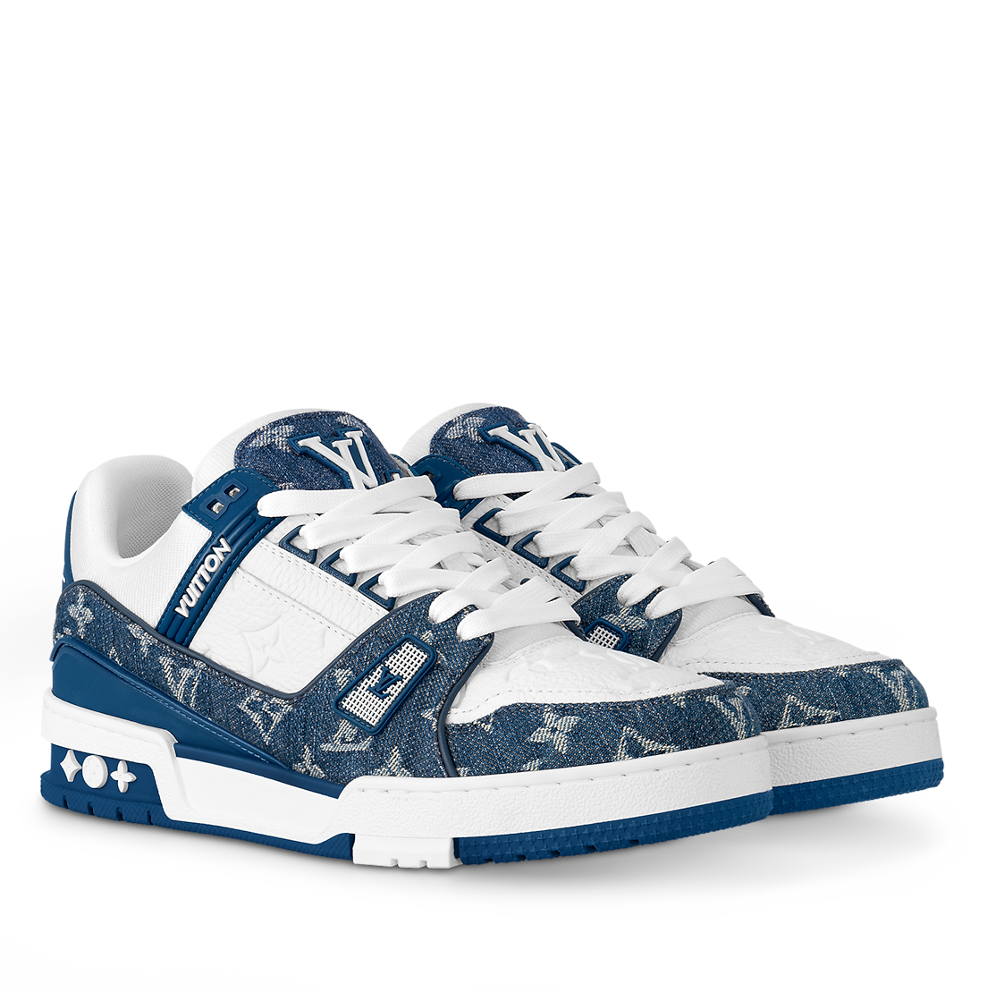 denim white sneakers