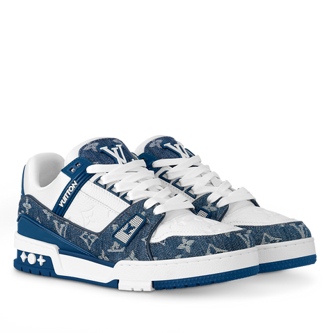 denim white sneakers