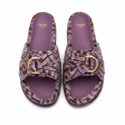 PURPLE SANDALS