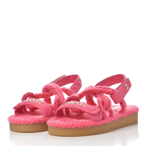 HOT PINK SANDALS