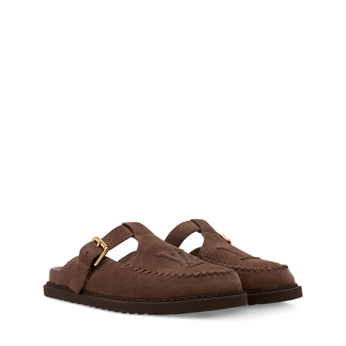 BROWN AZURA MULES