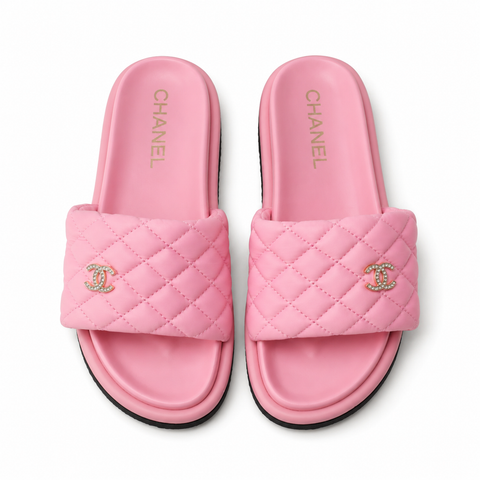 pink sandals