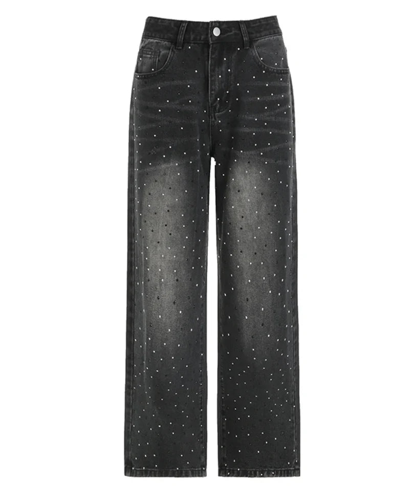 GLITZER DENIM JEANS