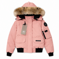PINK FUR TRIM COAT