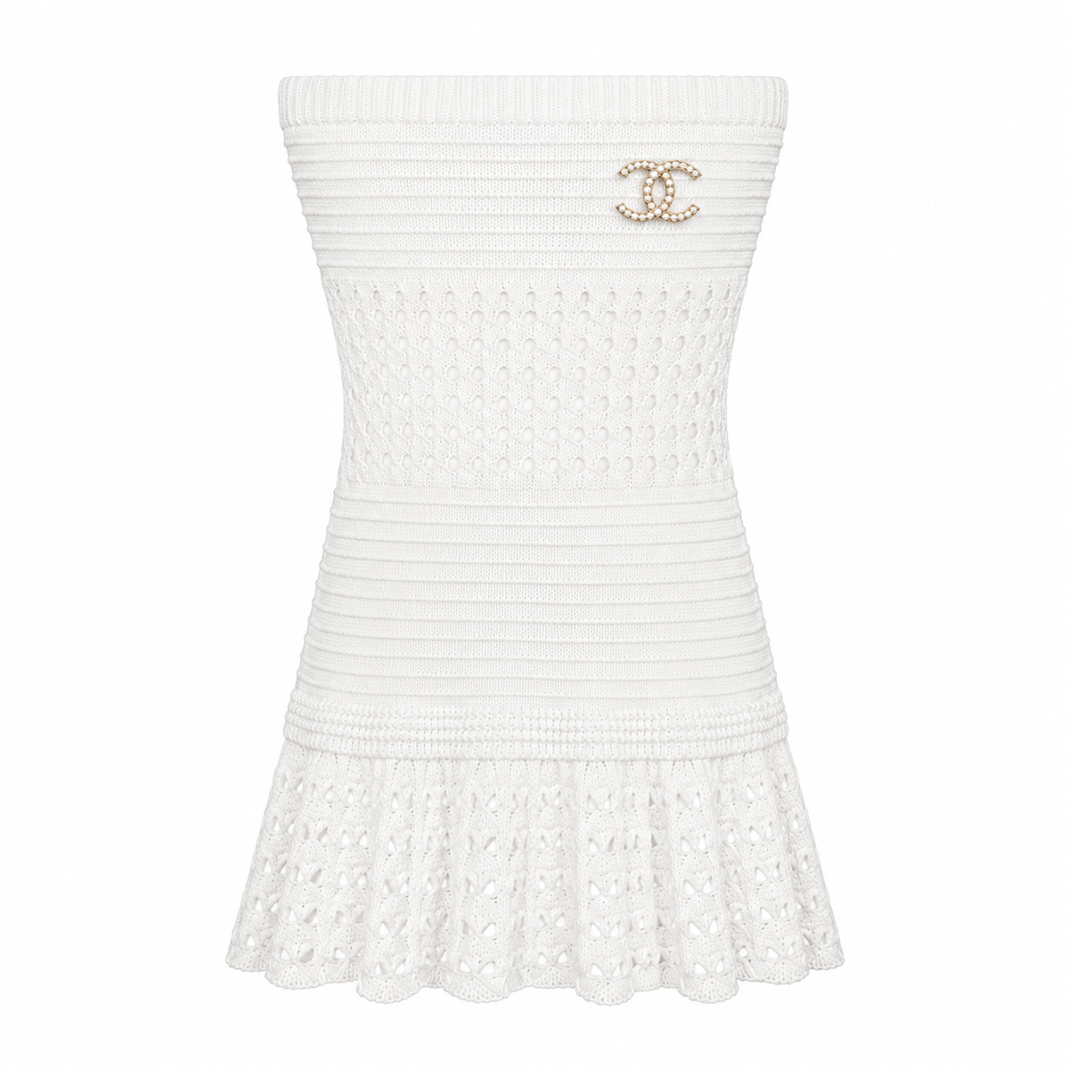 C WHITE FAYE DRESS