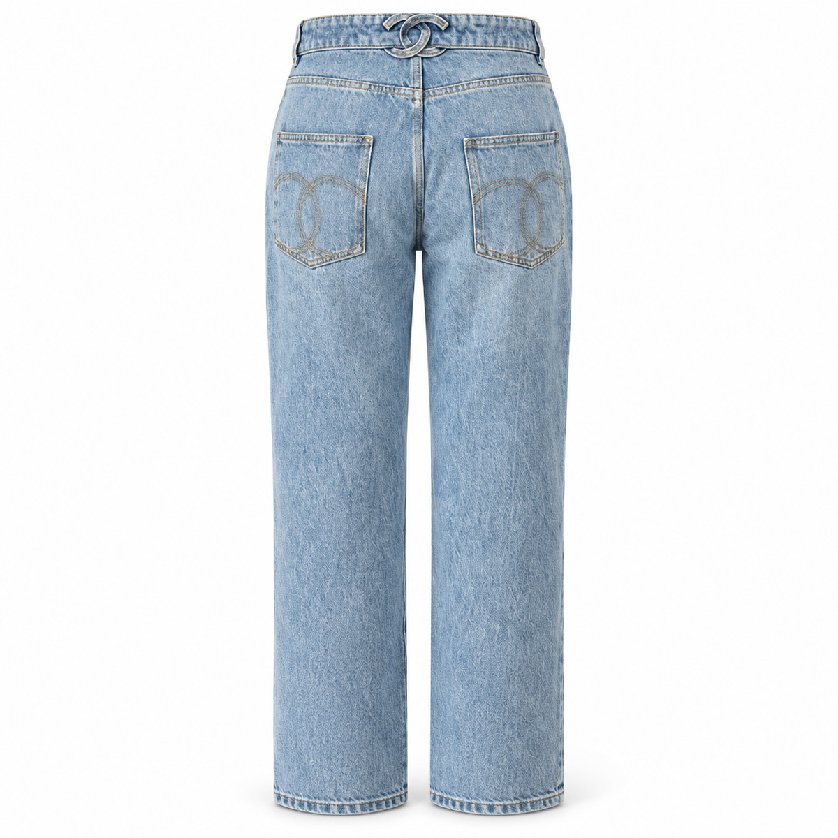 NELLY BACK LOGO JEANS