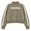 BACK PRINT LETTERS SWEATER
