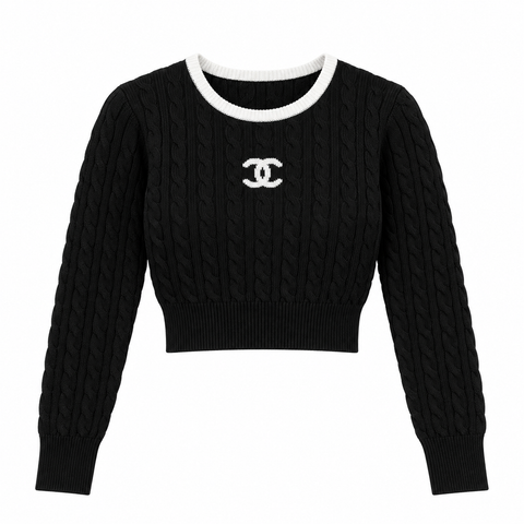 cable knit sweater