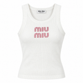 MIUE PINK LETTERS TANK TOP
