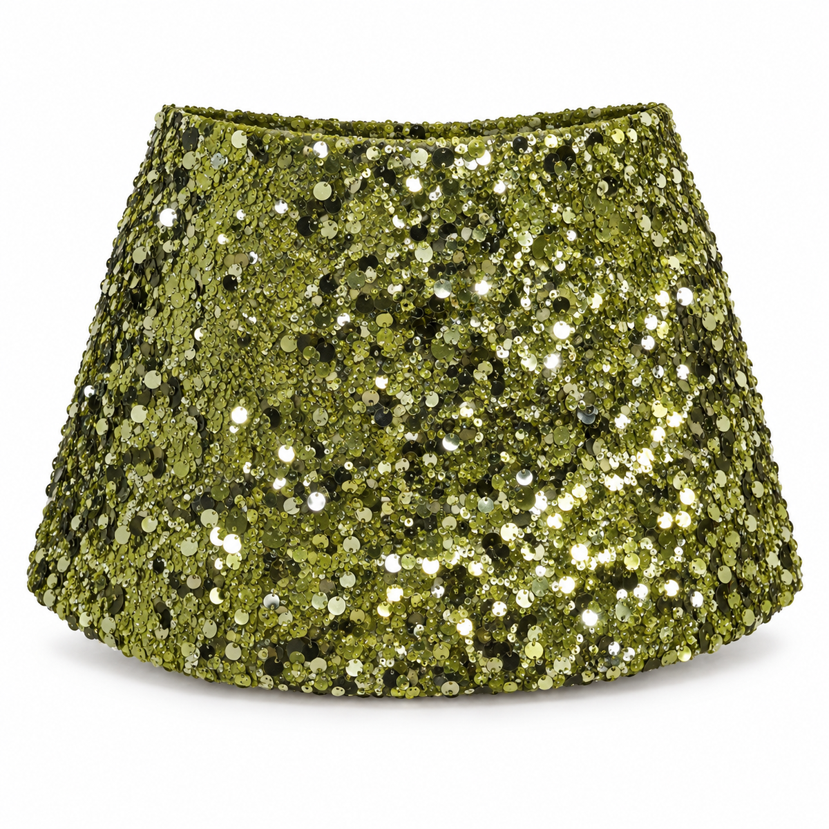 SEQUIN SKIRT GREEN