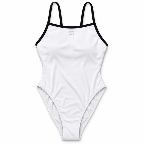 WHITE C SWIMSUIT