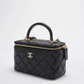 TOP HANDLE VANITY BAG - PREMIUM QUALITY