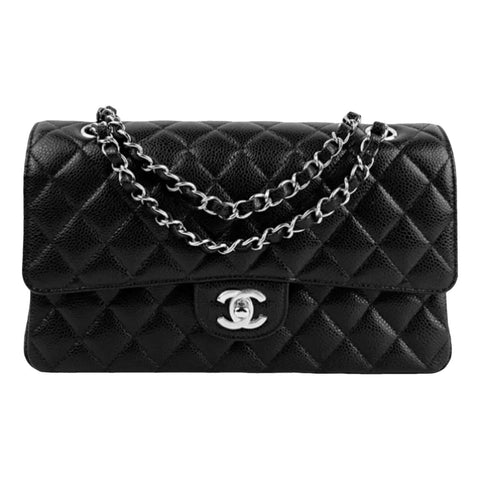 SILVER FLAP BAG